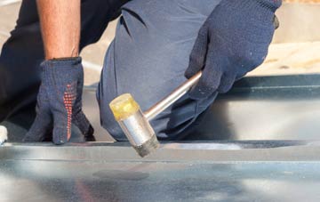 The Howe metal flat roofing repairs